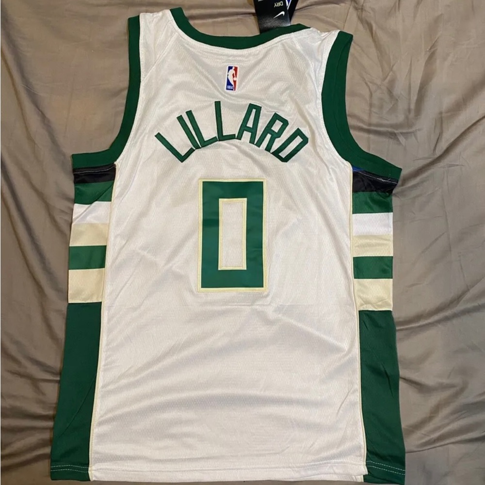 NWT Damian Lillard Bucks Jersey